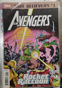 TRUE BELIEVERS  AVENGERS ROCKET RACCOON # 1   2019  marvel