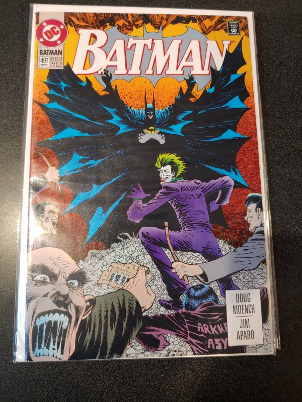 Batman (1940 series) #491 JOKER COVER VF+/NM