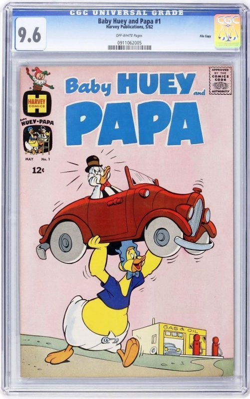 Baby Huey And Papa #1 (1962) CGC 9.6 NM+