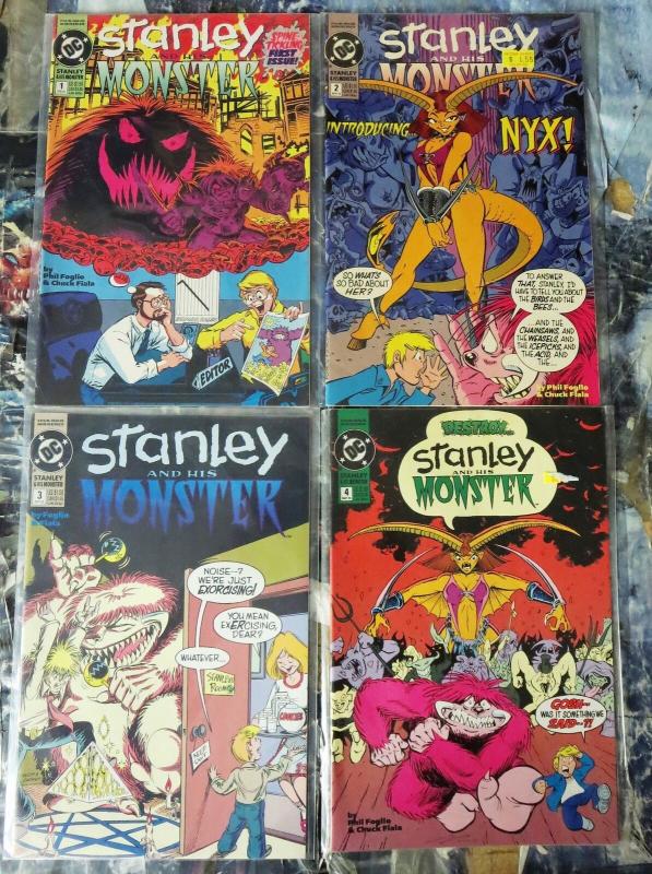 STANLEY & HIS MONSTER (1993) 1-4 Phil Foglio reboot