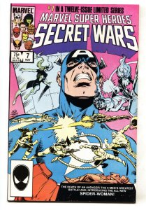 MARVEL SUPER HEROES SECRET WARS #7 1st Julia Carpenter Spider-Woman comic book
