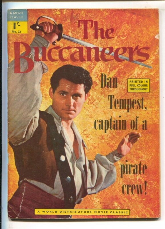 World Distributors Movie Classic #33 1957-Dell-Buccaneers TV series-Robert Sh...