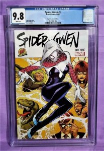 Greg Land SPIDER-GWEN #1 CGC 9.8 Dynamic Forces Variant Cover (Marvel, 2015)!