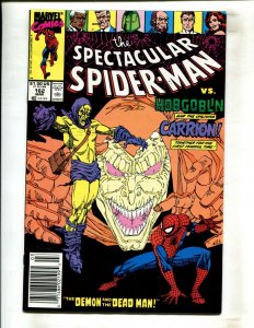 SPECTACULAR SPIDER-MAN #162 (9.2) HOBGOBLIN!! 1990