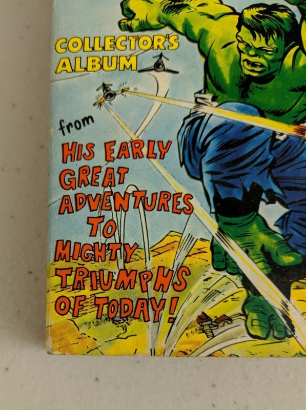 The Incredible Hulk Collectors Alumb Paperback 1966 Lancer Books 