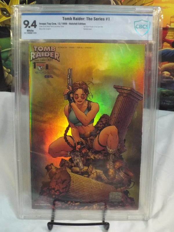 Tomb Raider #1 CBCS 9.4! Holochrome Edition! 1st Solo Series Image/Top Cow 1999
