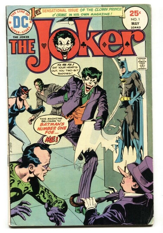 THE JOKER #1 comic book DC-1975-First issue VG/FN