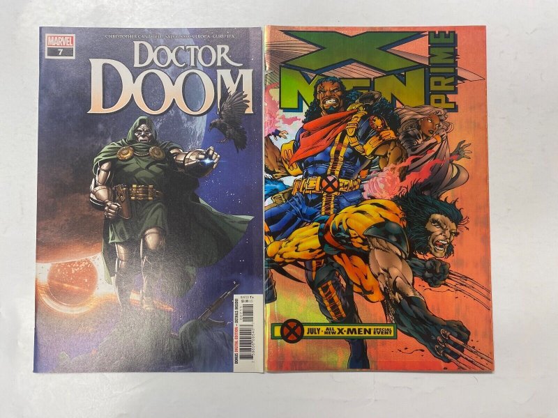 4 MARVEL comic books Ka-Zar #1 8 Doctor Doom #7 X-Men Prime 24 KM15