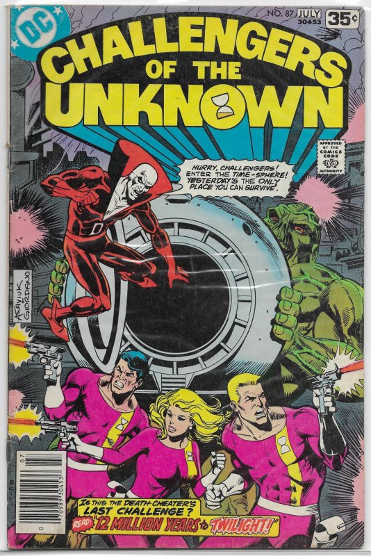 Challengers of the Unknown   vol. 1   #87 VG