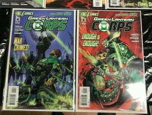 GREEN LANTERN CORPS #1-5 5PC LOT! NEW 52!! 2011-12