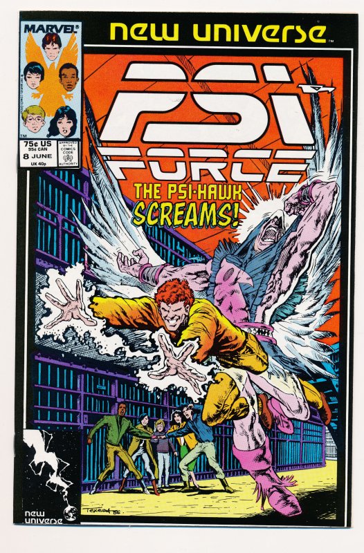 PSI Force (1986) #8 NM