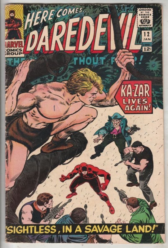 Daredevil #12 (Jan-66) FN+ Mid-High-Grade Daredevil