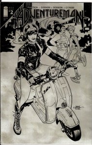 Adventureman #2 Second Print Cover (2020) Adventureman