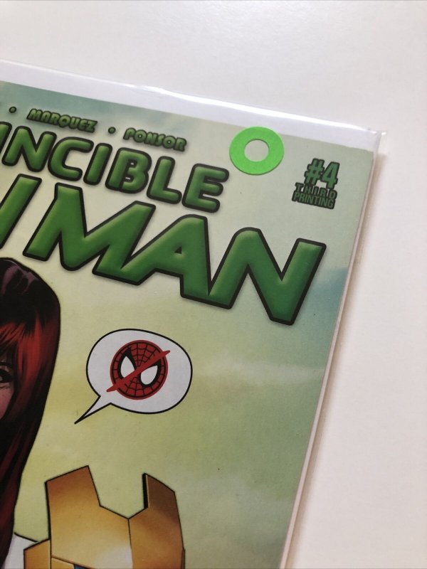 Invincible Iron Man (2015) #4 3rd Print Marvel Comics HTF variant Mary Jane