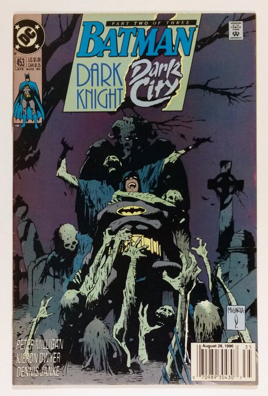 Batman #453 Newsstand (1990)