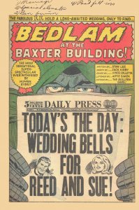 FANTASTIC FOUR ANNUAL #3 (Oct'65) 4.0VG The Wedding of Sue and Reed! All Kirby!