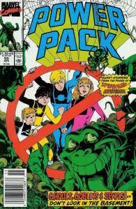 Power Pack #55 (Newsstand) VF/NM ; Marvel | Mysterio