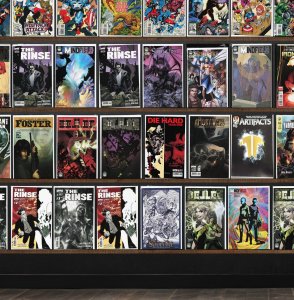 Huge Lot 150+ Comics with Captain America, Farscape, Mindfield & More!