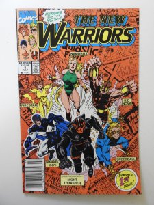 The New Warriors #1 Newsstand Edition (1990) FN/VF Condition!