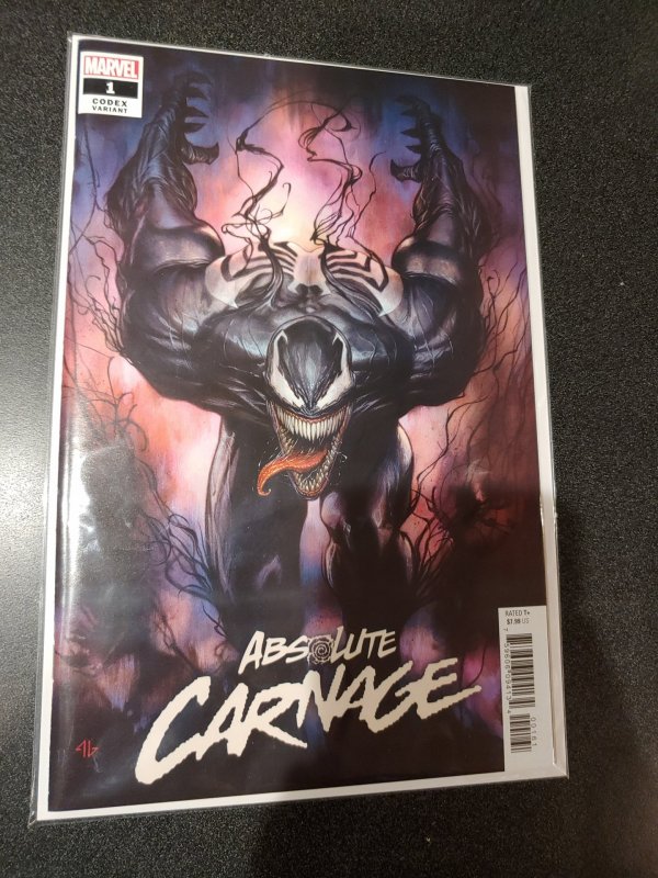 ABSOLUTE CARNAGE #1 GRANOV CODEX VARIANT VENOM SPIDER-MAN