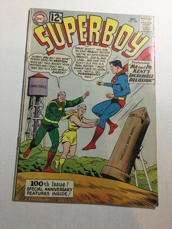 Superboy 100 Vg Very Good 4.0 DC Comics