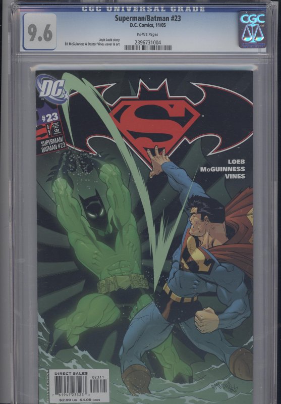 Superman / Batman 23    CGC 9.6   Super High Grade (2005)