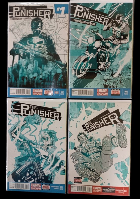 The Punisher #1-20 Run Set 2014 Complete Nathan Edmondson Secret Wars Marvel Now