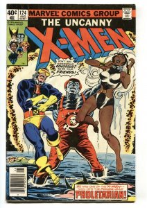 UNCANNY X-MEN #124 comic book 1979-MARVEL COMICS-PROLETARIAN ISSUE- VG