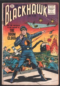 Blackhawk #102 1956-Quality-The Doom Cloud-Robot story-fight the commies