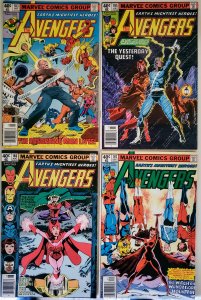 The Avengers - 4 issue lot #183,185,186 & 187 (1978)