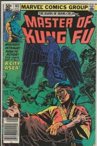 Master of Kung Fu #103 ORIGINAL Vintage 1981 Marvel Comics