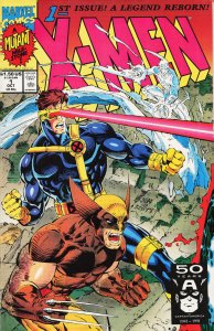 X-Men #1 Wolverine and Cyclops Cover (1991) X-Men [Key Issue]