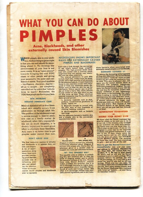 BEWARE #11 1952-YOUTHFUL-HORROR TORTURE-VIOLENCE-BONDAGE-PRE-CODE 