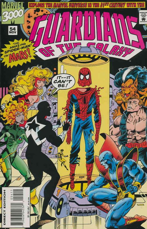 Guardians of the Galaxy #54 FN ; Marvel | Spider-Man
