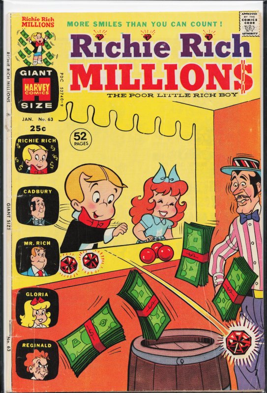 Richie Rich Millions #63 (1974)