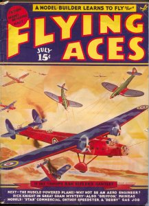 Flying Aces 7/1939-August Schomburg-Agent Dick Knight-Al McWilliams-G/VG