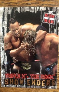 Triple H versus the rock showenders/raw is war card