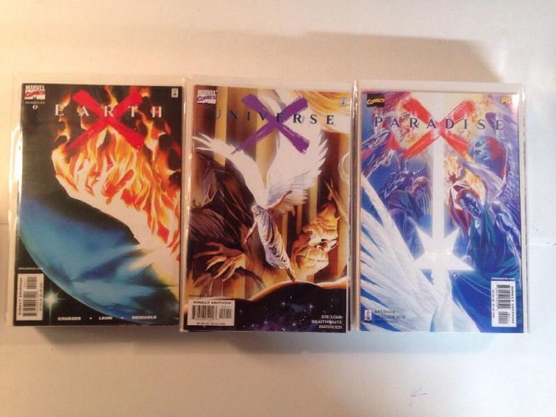 Earth X Universe X Paradise X Complete Near Mint Lot Set Run Heralds + More