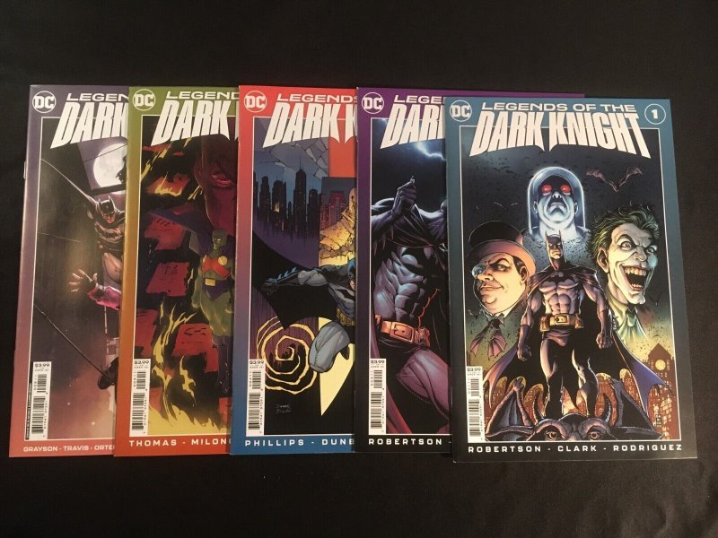 LEGENDS OF THE DARK KNIGHT #1, 2, 4, 5, 8 VFNM Condition