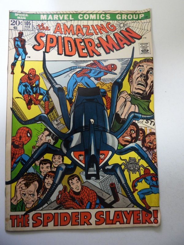 The Amazing Spider-Man #105 (1972) VG Condition