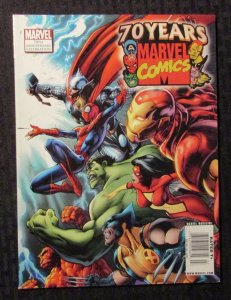 2009 MARVEL COMICS 70 YEARS Anniversary Magazine VF- 7.5 Variant Cover