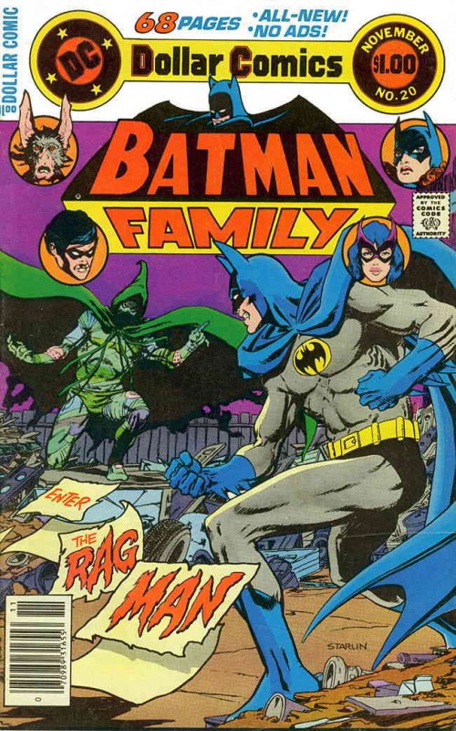 Batman Family, The #20 FN ; DC | Jim Starlin Ragman Last Issue