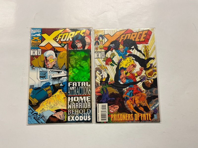 4 X-Force Marvel Comics Books #22 23 24 25 64 LP2