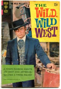 WILD WILD WEST #6, GD, Gold Key, Robert Conrad, Martin, 1966, more TV in store