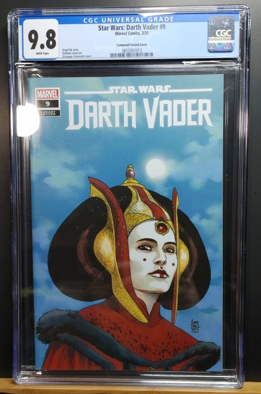 STAR WARS: DARTH VADER #9 CAMUNCOLI SWAU VARIANT LIMITED to 3000 COMIC CGC 9.8