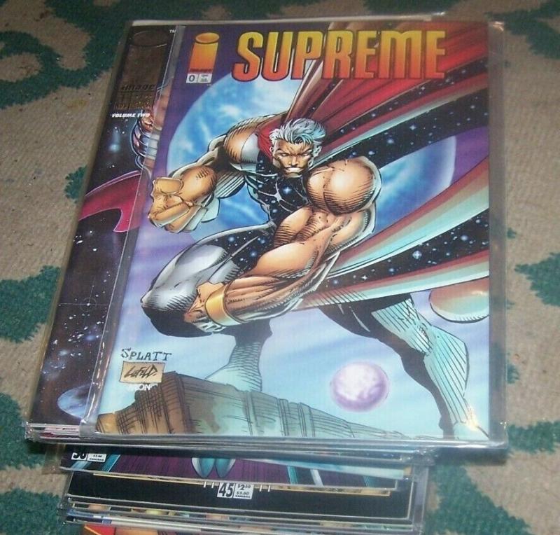 supreme comic 68 issues  # 0 1  2 3 4 5-56+awesome image lady glory days liefeld