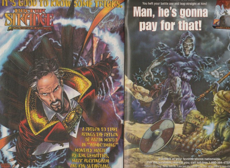 Over The Edge # 2 Dr. Strange Faces Silver Dagger