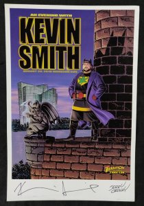 An evening with Kevin Smith 2016 TerrifiCon Promo 12 x 18 Print Signed 2x