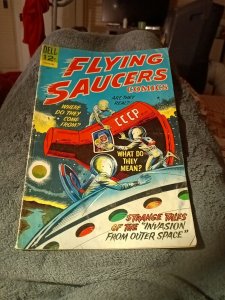 Flying Saucers Comics 2 Dell July 1967 Silver Age Scifi UFOs Invasion From Space