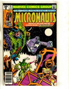 9 Marvel Comics The Micronauts # 24 25 26 27 28 Mephisto # 1 2 3 4 Acroyear NP10